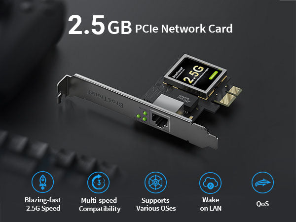 2.5GB PCIe Network Card Boosts the Connection Speeds of Your Desktop PC with 2.5GBase-T Tech