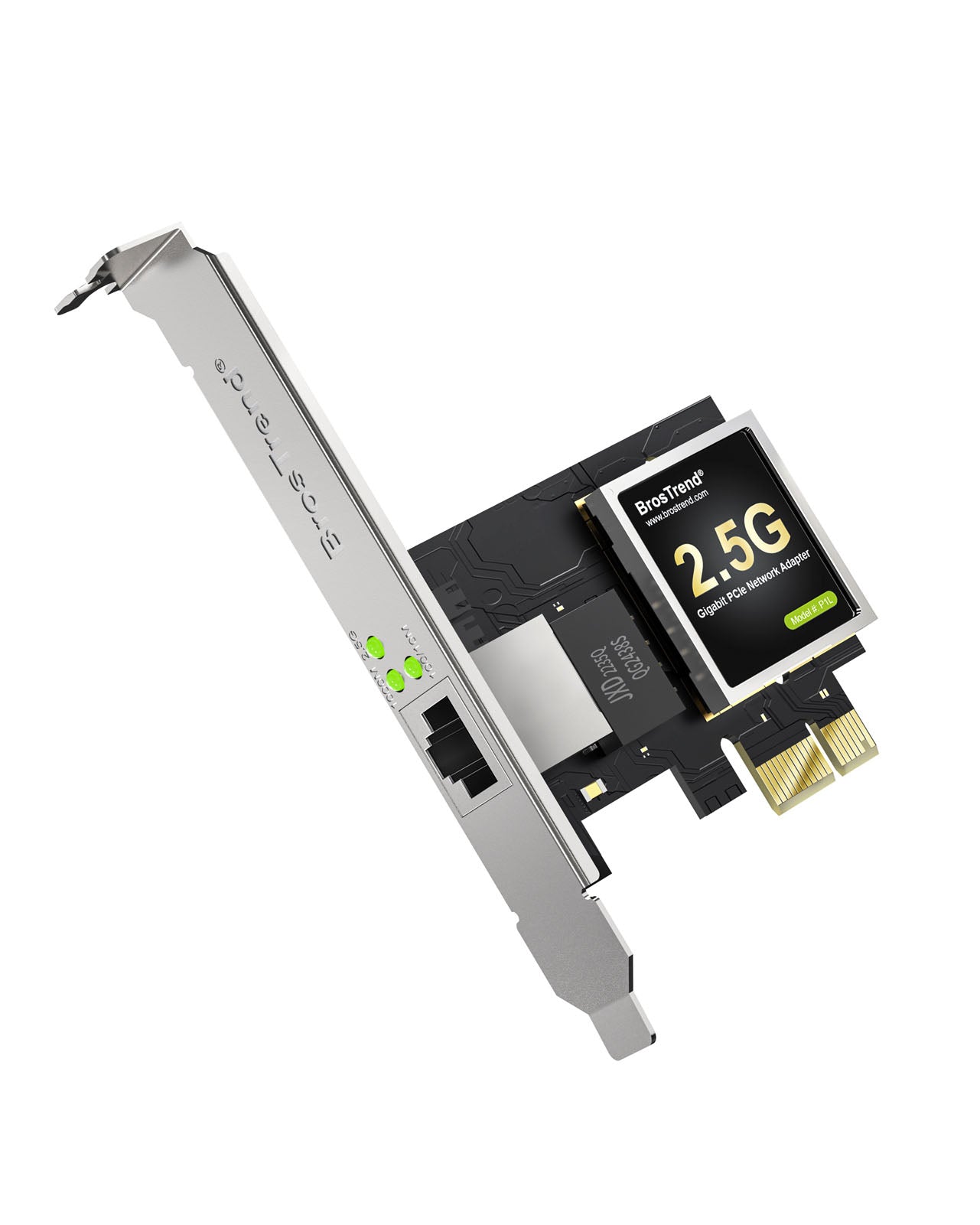 BrosTrend 2.5GB Linux Compatible PCIe Network Card