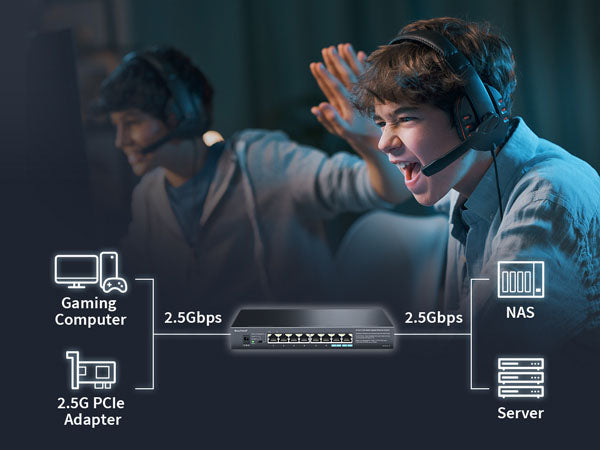 BrosTrend Ethernet Switch Delivers Unparalleled Speed and Zero Latency for LAN Party