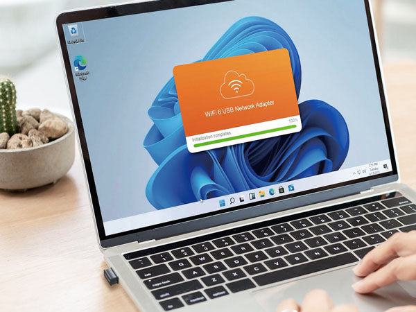 Initial Installation Interface of This WiFi 6 USB Adapter Easy to Set up with Preloaded Driver