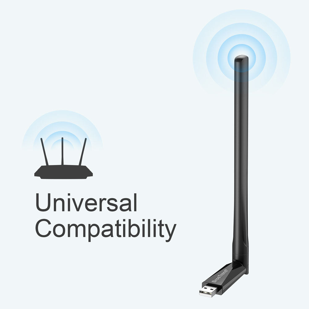 Linux USB WiFi Adapter Compatible with Any WiF Routers or Gateways of 802.11 AX AC