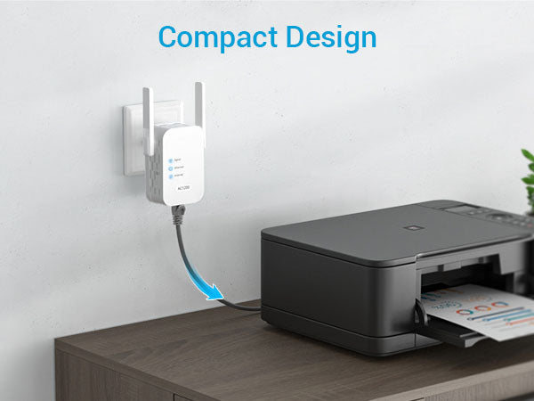 WiFi to Ethernet Adapter with Compact Design
