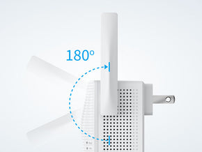 BrosTrend 1200Mbps WiFi Booster Helps to Get Optimal Signal and Coverage with 2 Rotatable External WiFi Antennas