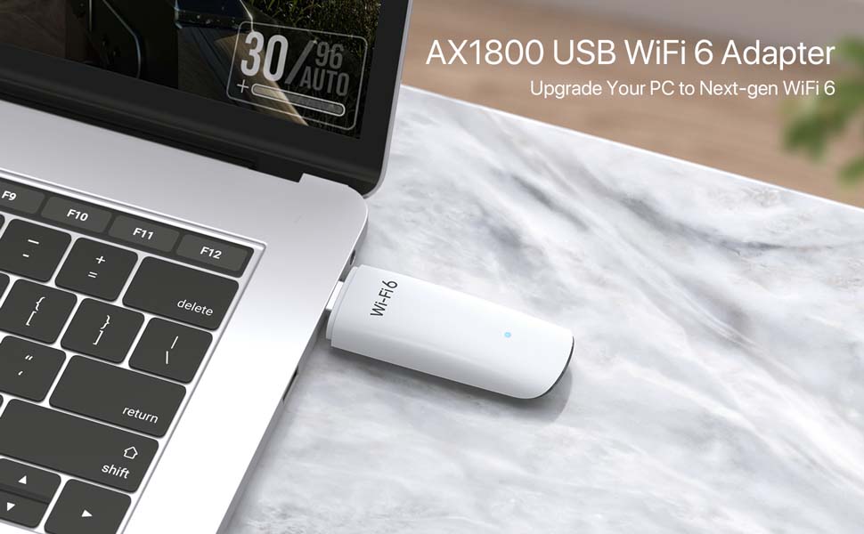 BrosTrend AX1800 USB wifi 6 adapter, upgrade your pc to next-gen wifi 6.