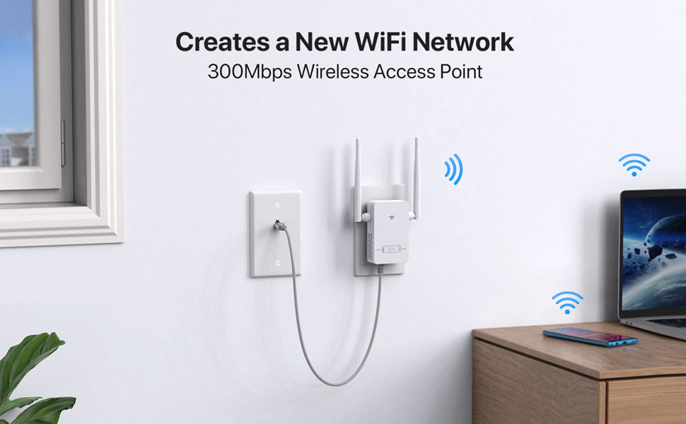 BrosTrend Wireless Access Point, Wall Plug Design