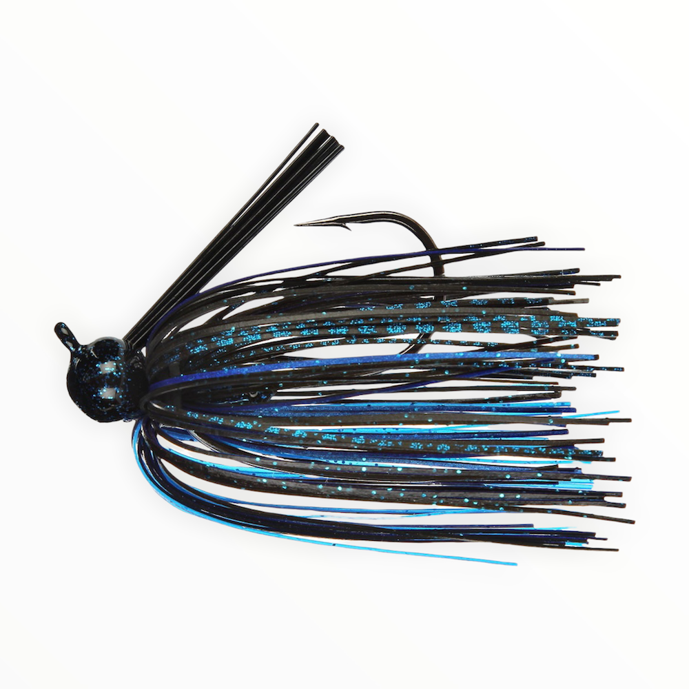 Football Bass Fishing Jig Victory Round Bend Hook Powder Coated