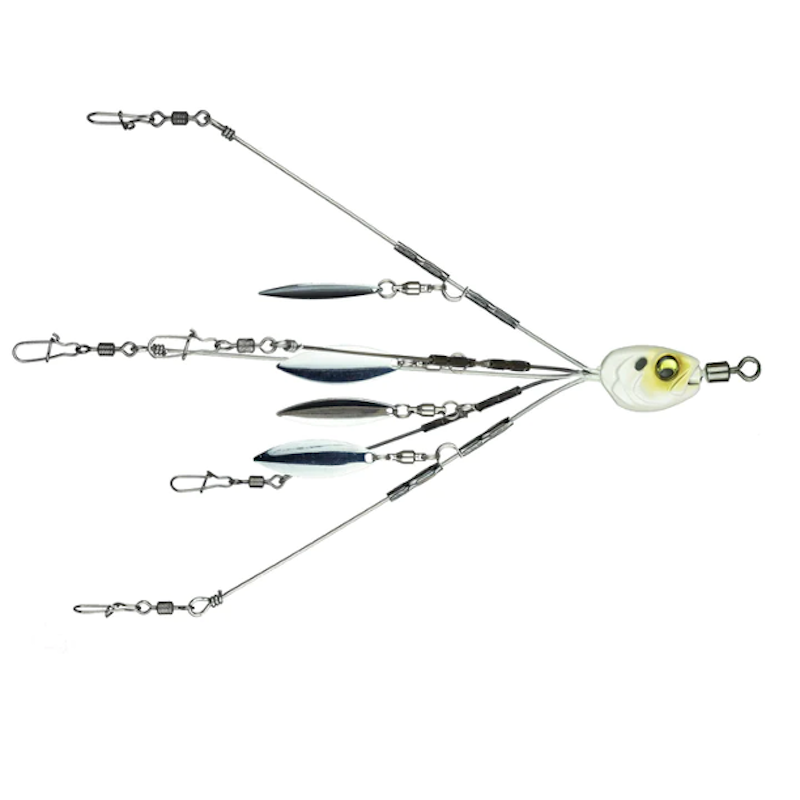 Hot Umbrella Fishing Lure Rig 5 Arms Alabama Rig Head Stainless