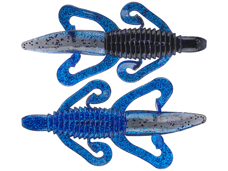 Gene Larew Crawfish Frog Toad Fishing Bait Lure Blue Glitter Black White  Choose