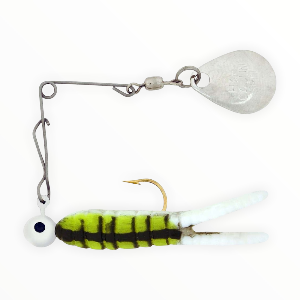 Spinnerbait Single Spin Colorado Nickel Plain Blade