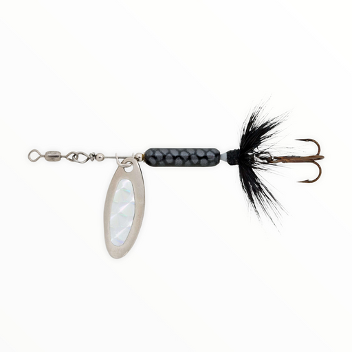 H&H Split Tail Grub 1/16 Oz Spinner Bait Fishing Lure 2 Black