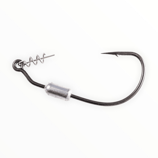 Worm Hooks Black Nickel #4 and #3/0 Needle Point Worm Hooks for Soft P —  LandCaster Tackle