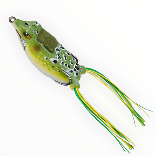 3 LiveTarget Weedless Topwater Lures. Set Includes 2 Sunfish (2 Sizes) 1  Frog