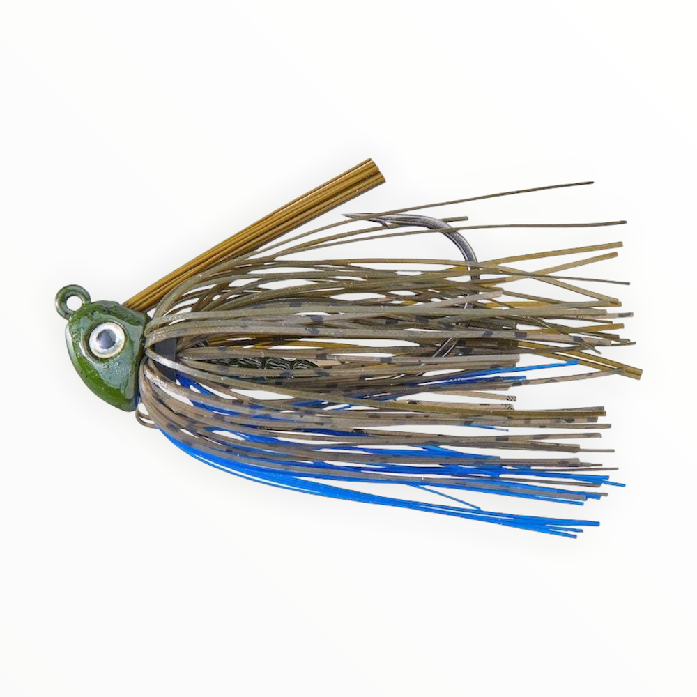 Cumberland Pro Lures Limit Out Compact Swim Jig - Midnight Shad, 3/8oz