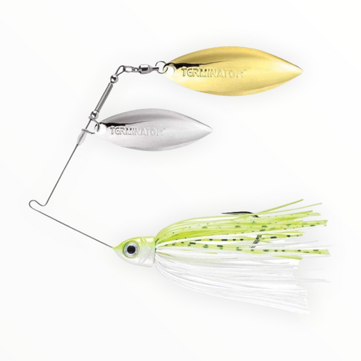 SUNMILE Spinner Baits Bass Fishing Lure Golden Willow Blade