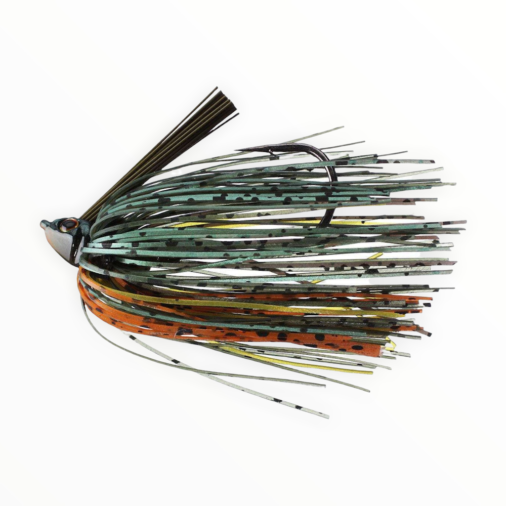 Cumberland Pro Lures Limit Out Compact Swim Jig - Midnight Shad, 3/8oz