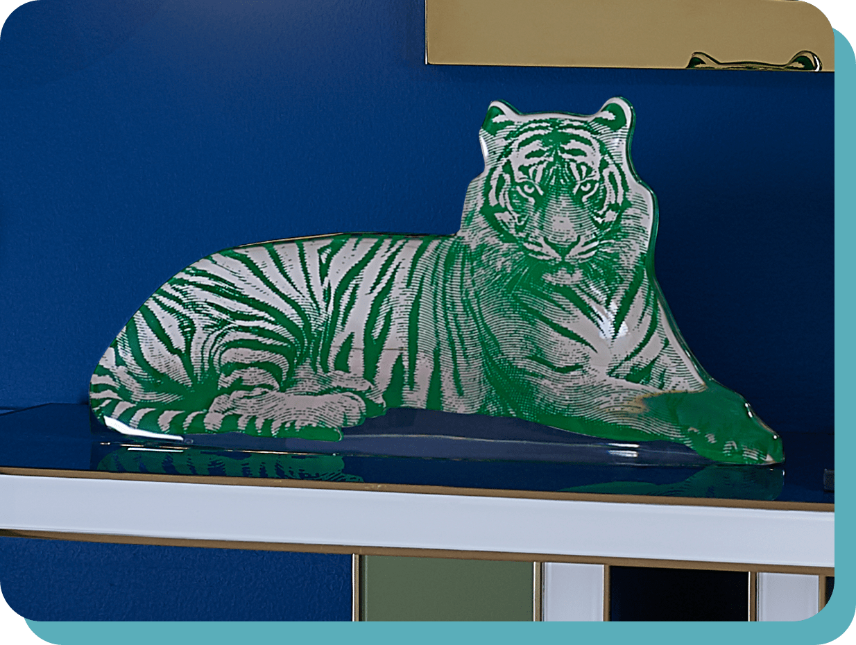 Acrylic Tiger by Jonathan Adler