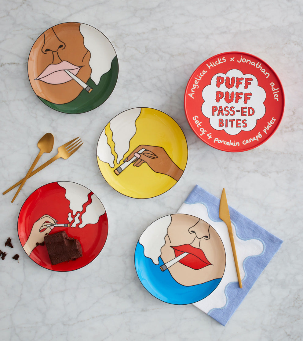 Angelica Hicks X JA Puff Puff Pass-ed Bites Canapé Plate Set