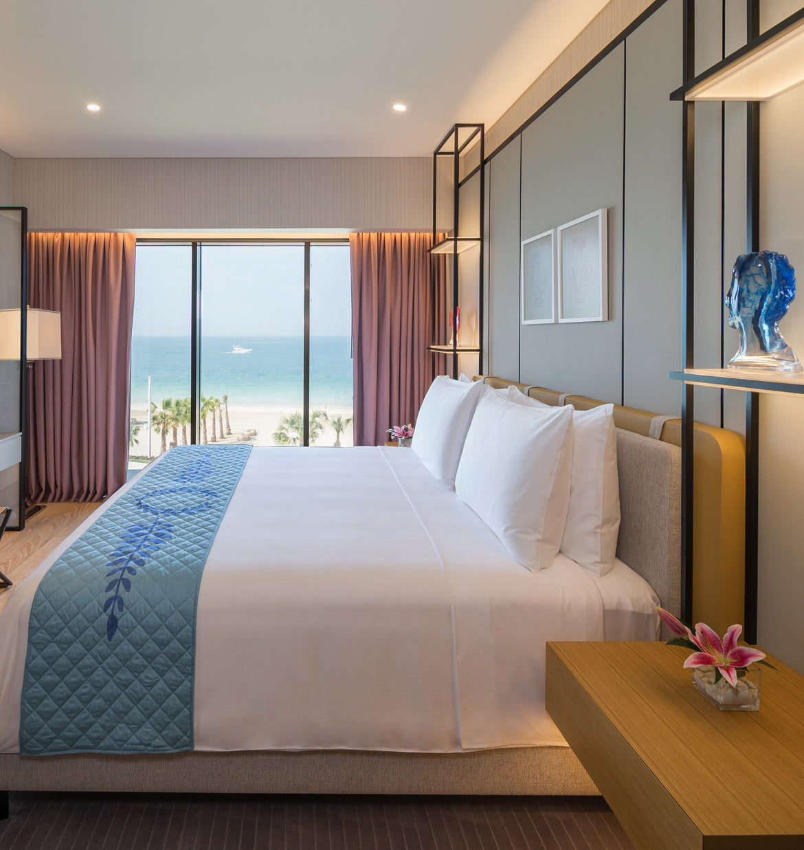 Caesars Resort Bluewaters Dubai Premium Ocean King Suite Bedroom