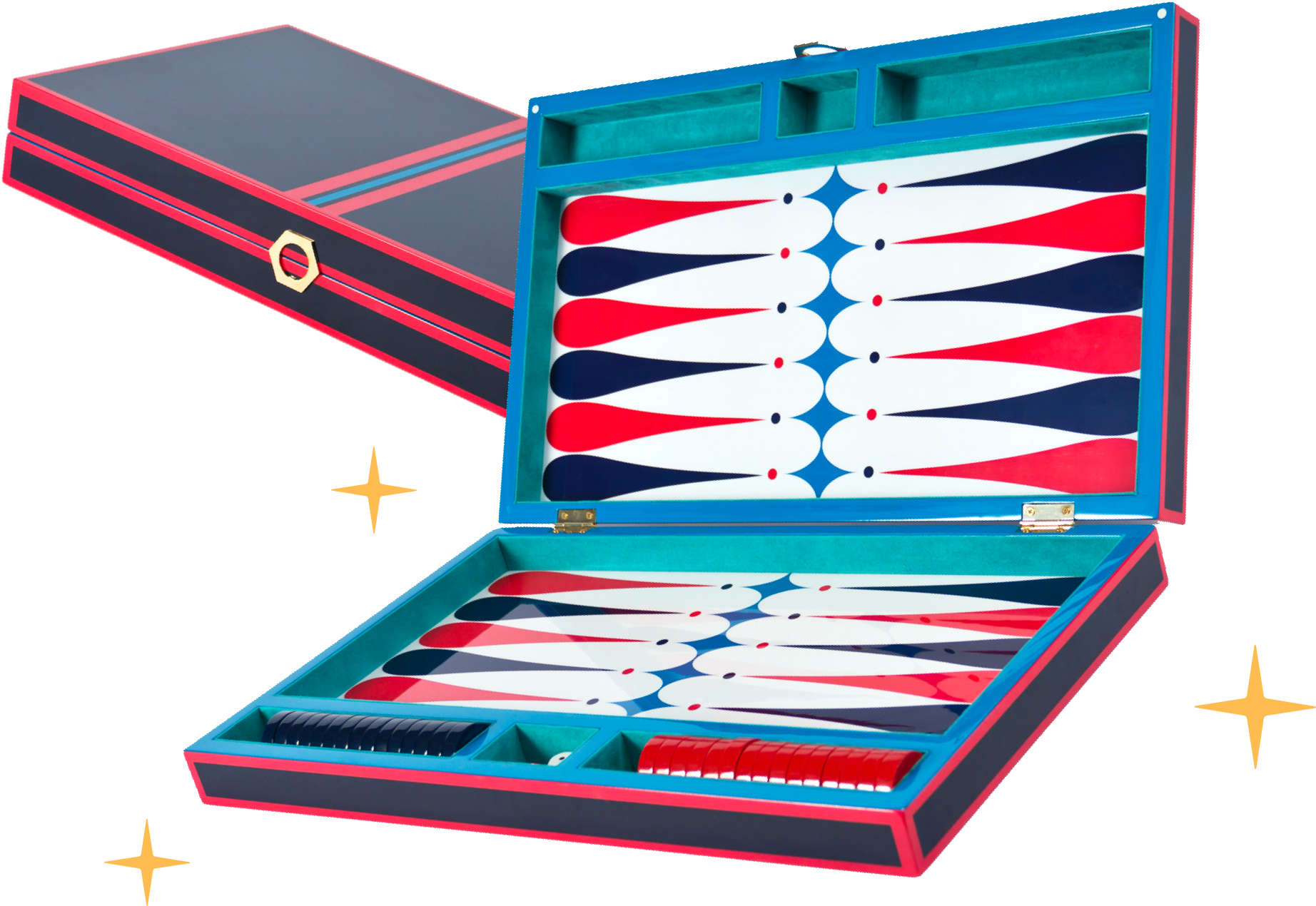 Jonathan Adler Lacquer Backgammon Set
