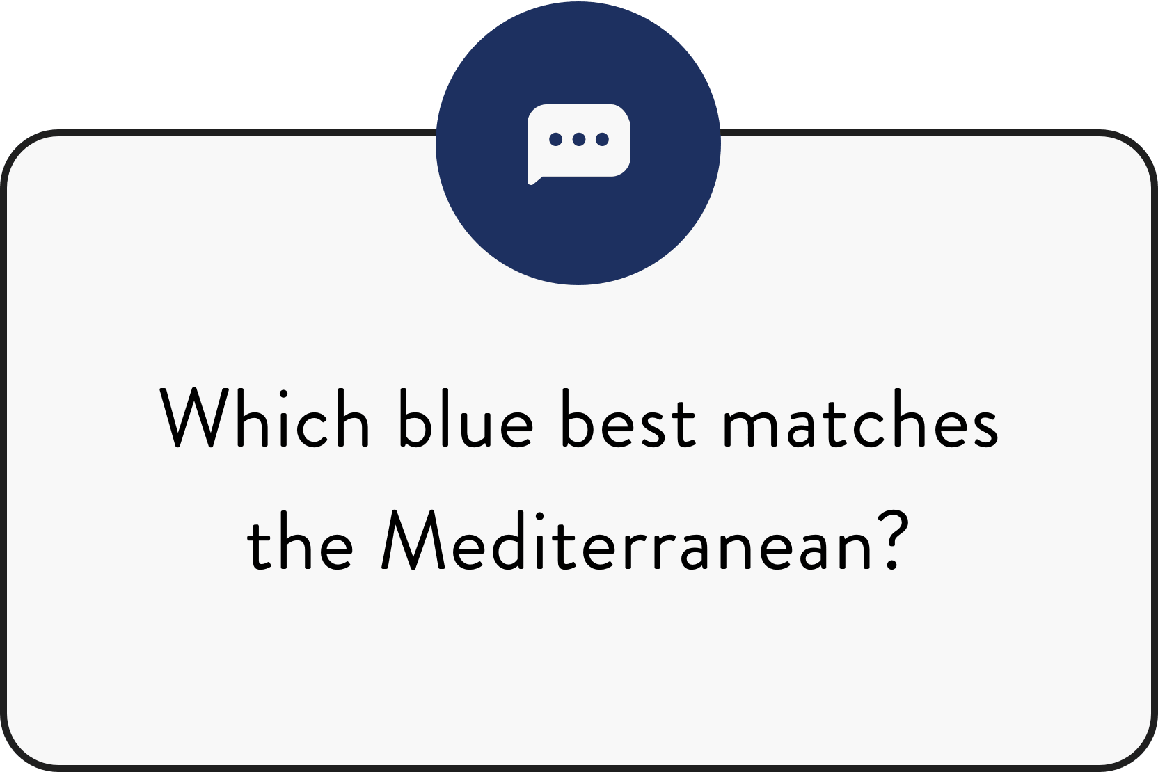 Which Blue Best Matches The Mediterranean