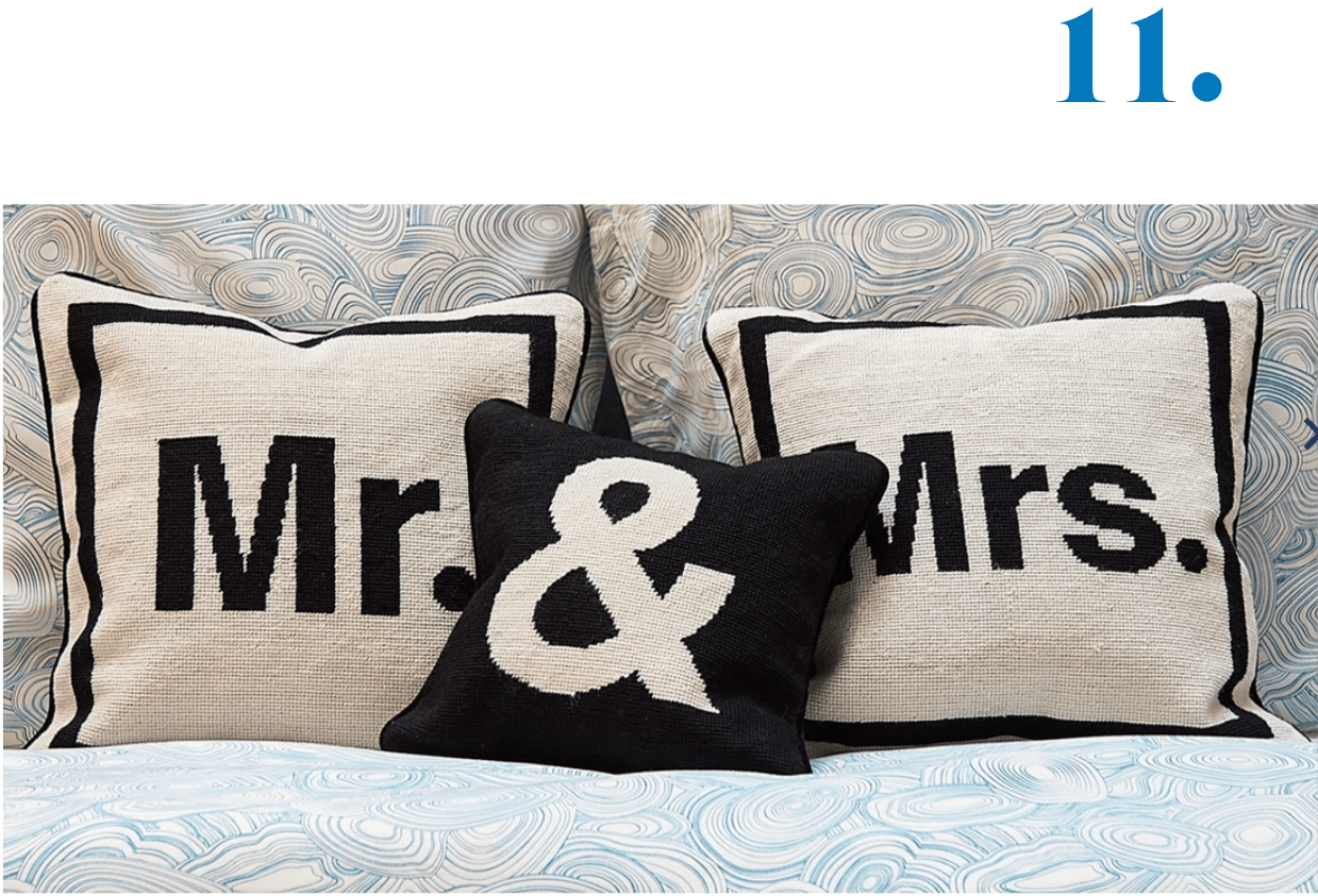 Jonathan Adler Mr. & Mrs. Pillows