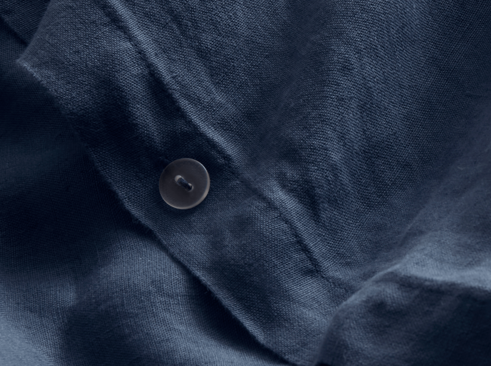 Linen Duvet Set Indigo