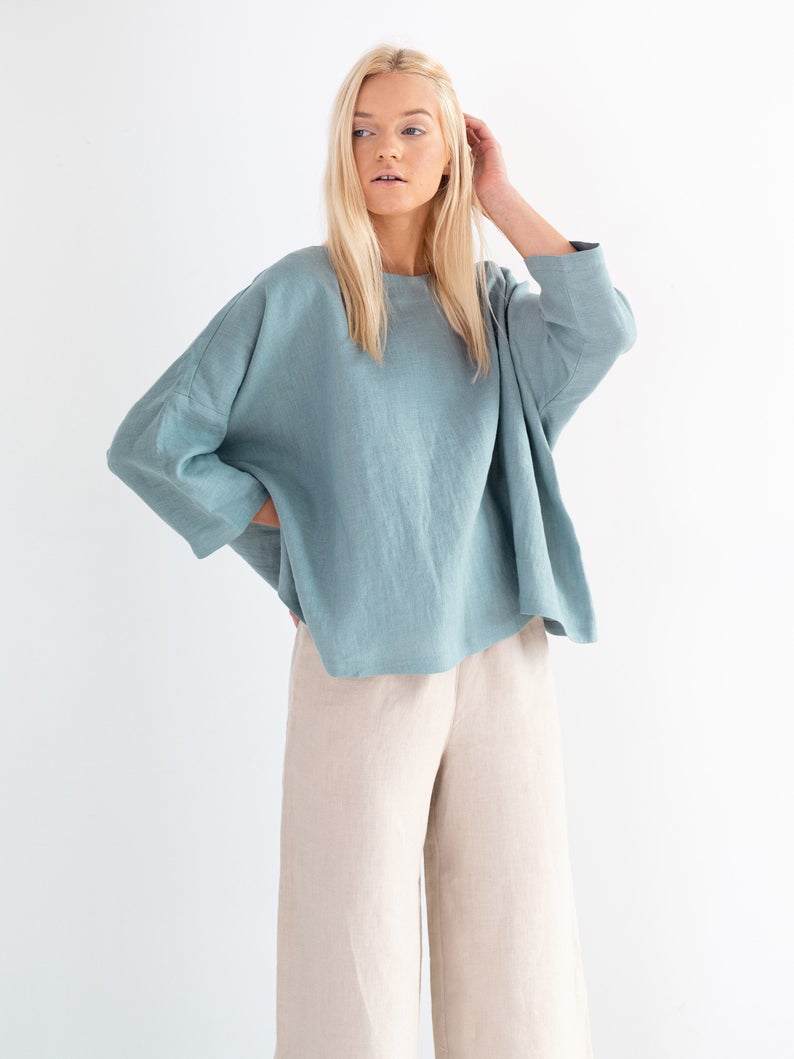 Amelia Linen Blouse