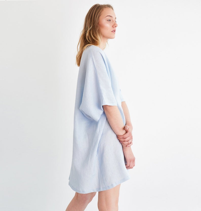 April Tunic Linen Dress