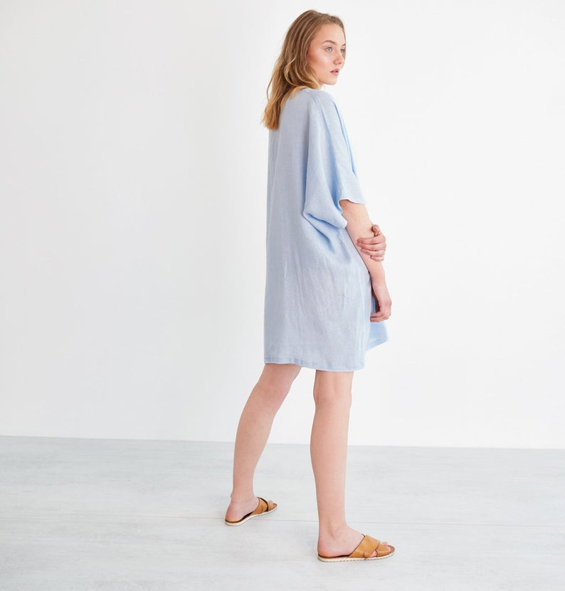 April Tunic Linen Dress