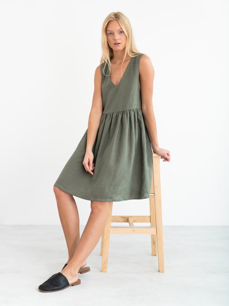 Fressia Linen Dress