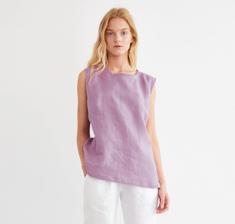 Harper Linen Tank Top