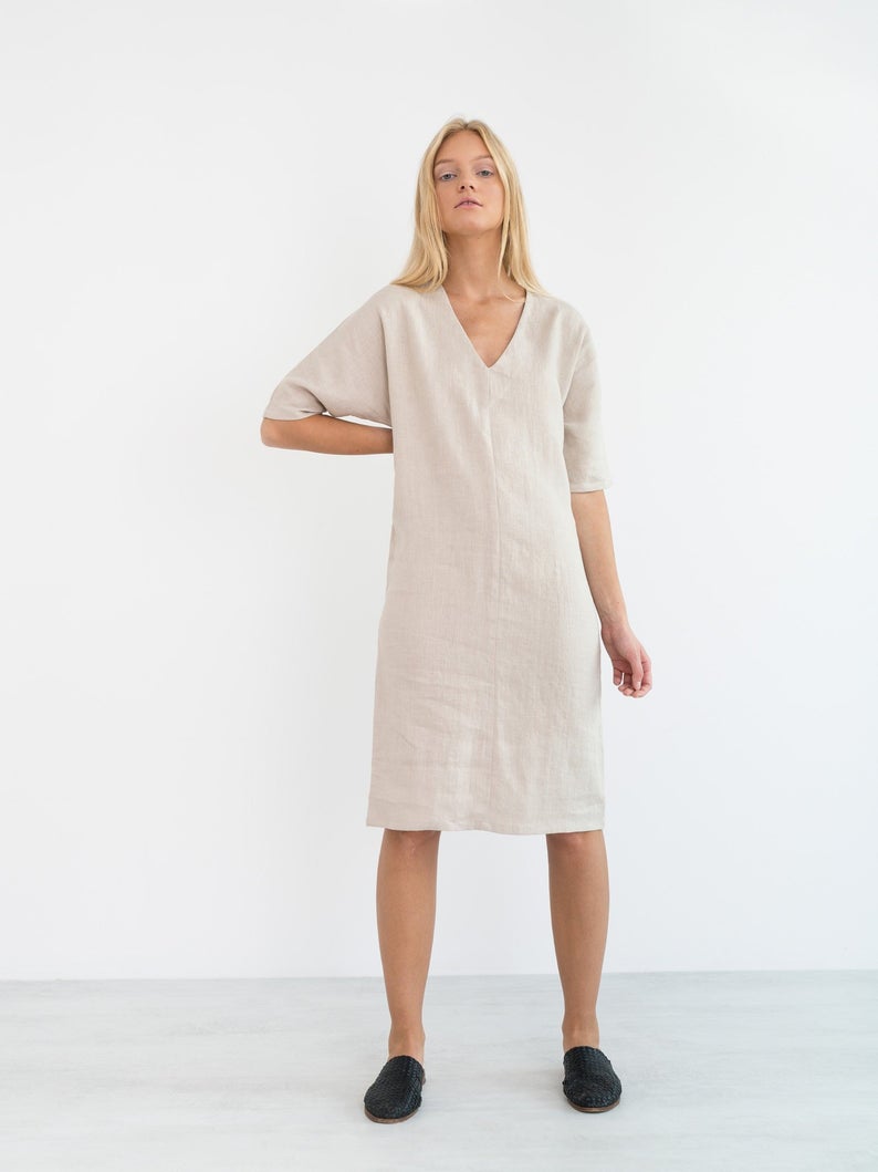 Jasmine Linen Dress