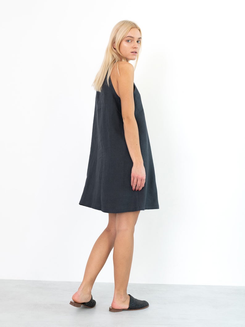 Lily Linen Shift Dress