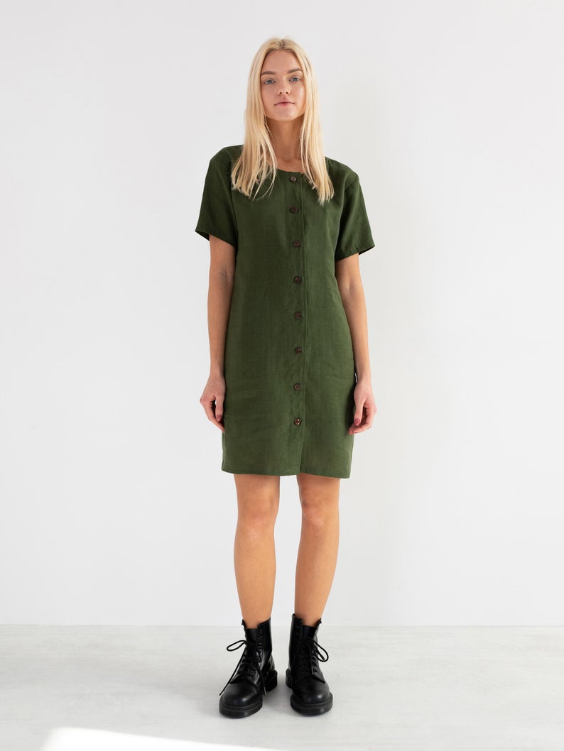 Lyra Linen Dress