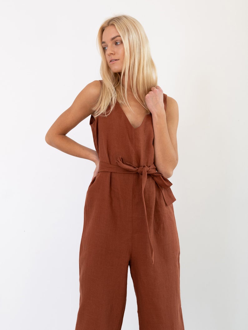 Madeline Linen Jumpsuit