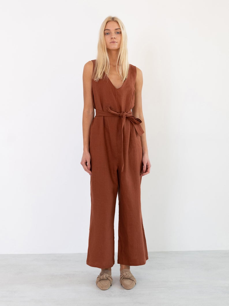 Madeline Linen Jumpsuit