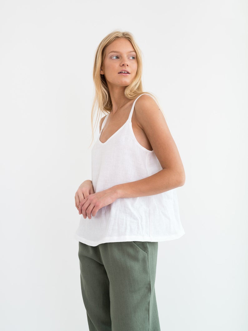 Millie Linen Cami Top