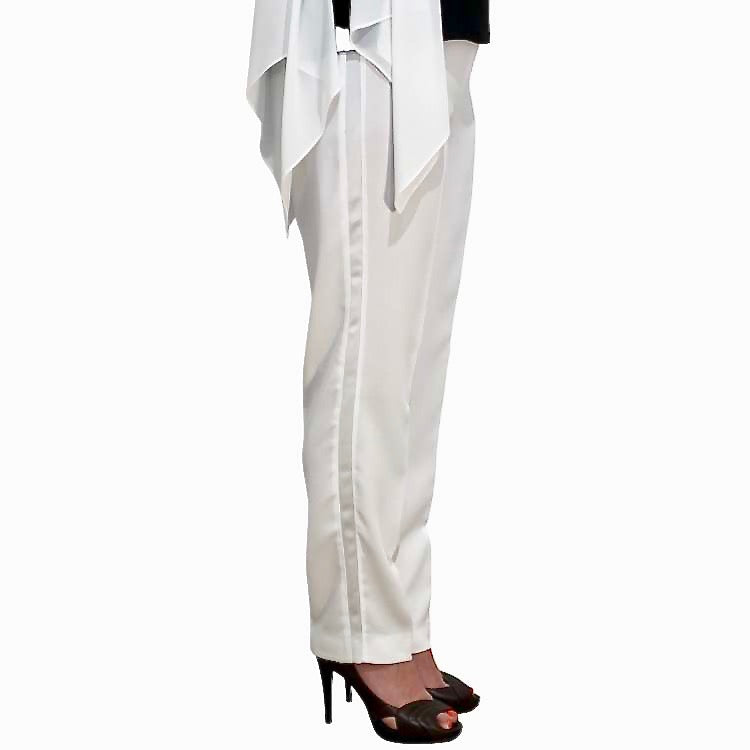 Consequent Illustreren Arbeid Dames smoking - high waist slim fit pantalon met persplooi – L&C Fashion