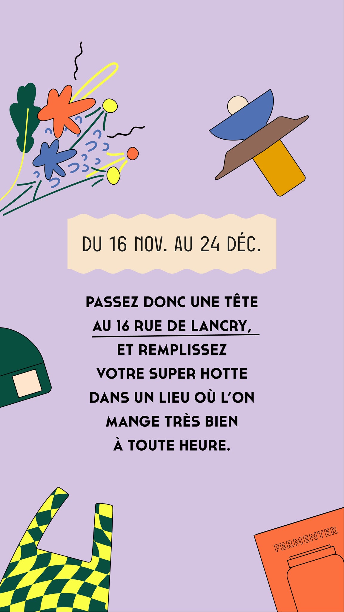 Bien Vu s’invite chez Habile le temps des fêtes, pour un marché qui ne ressemble à aucun autre. Du 16 novembre au 24 décembre, passez donc une tête rue de Lancry et remplissez votre super hotte.