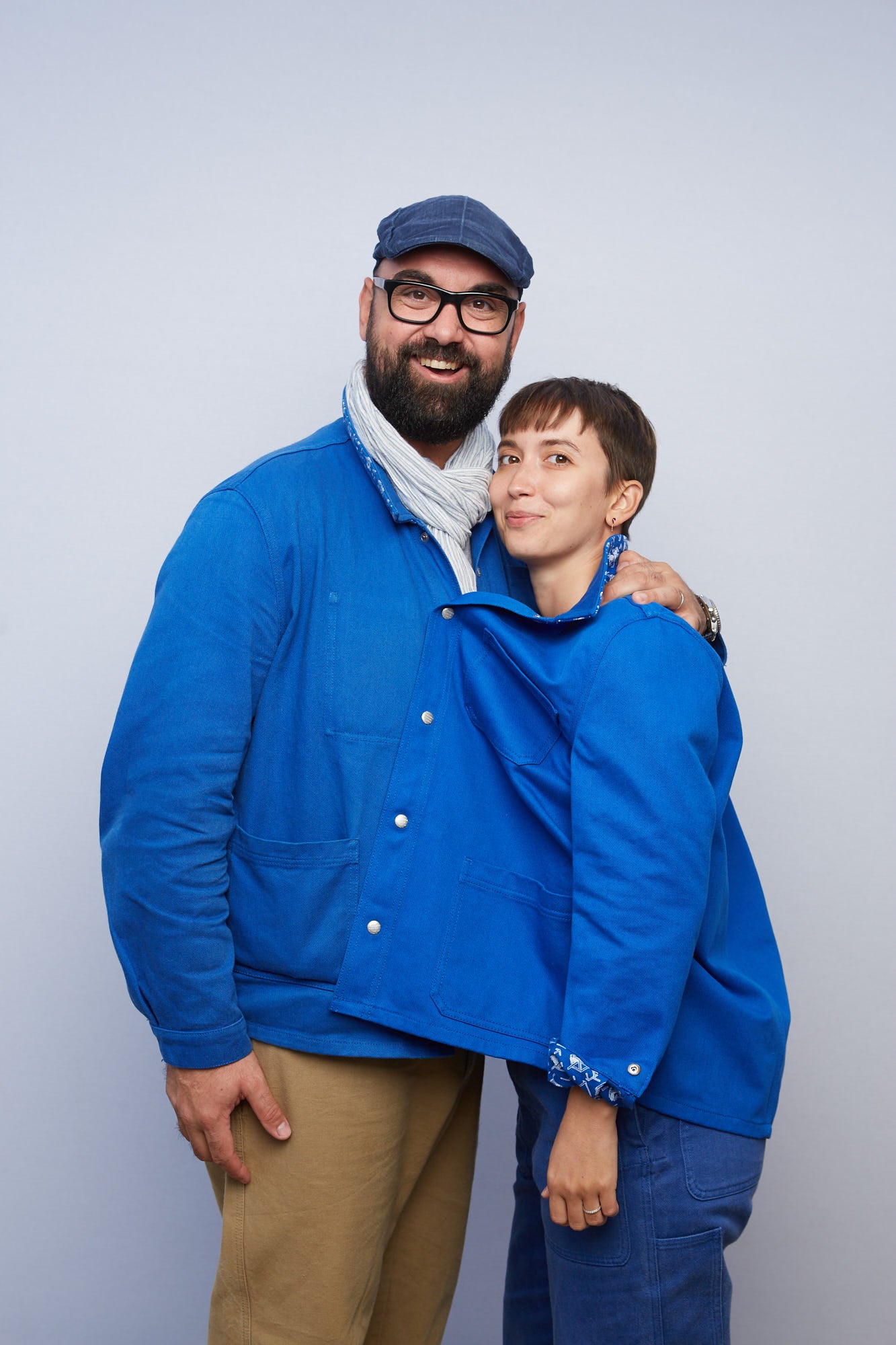 Camille Andrieux et Eric Fontanini co-fondateur de HABILE, le restaurant qui a sa propre marque de vêtement situé au 16 rue de Lancry Paris 10.