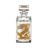 Golden - Whisky Decanter With Gold Dragon - Barware - Tipplergoods