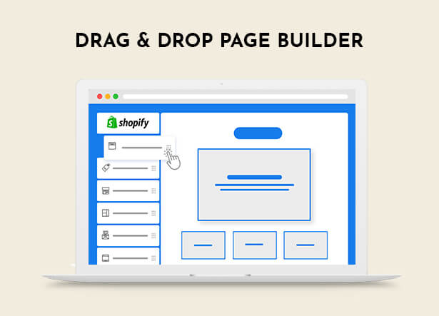 Drag & drop page builder