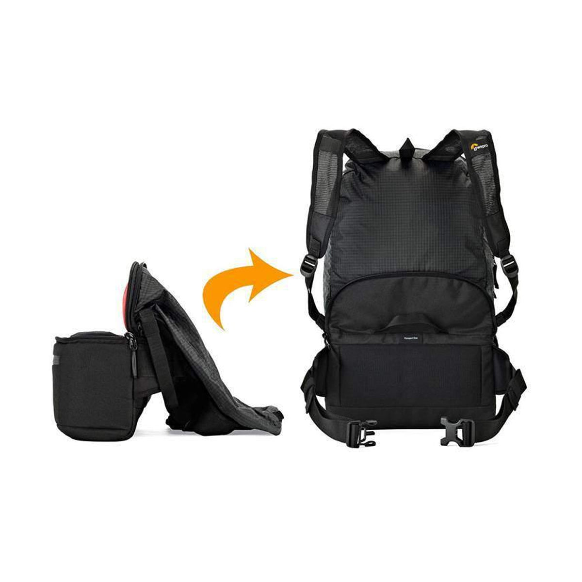 Lowepro Passport Duo Backpack Camera Bag (Black) // Lightweight Travel ...