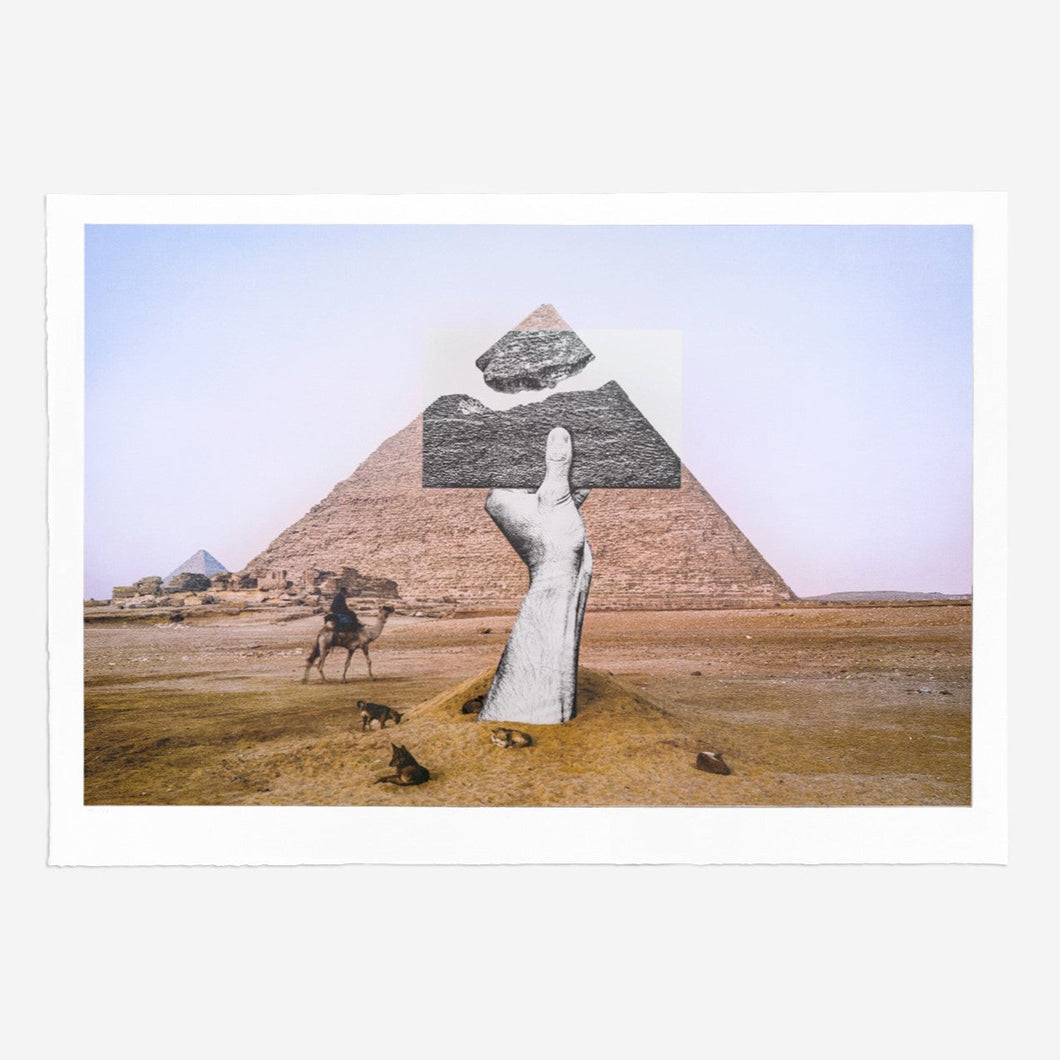 JR - Trompe l'oeil, Greetings from Giza, 21 Octobre 2021, 6h01, Giza, Egypte, 2021