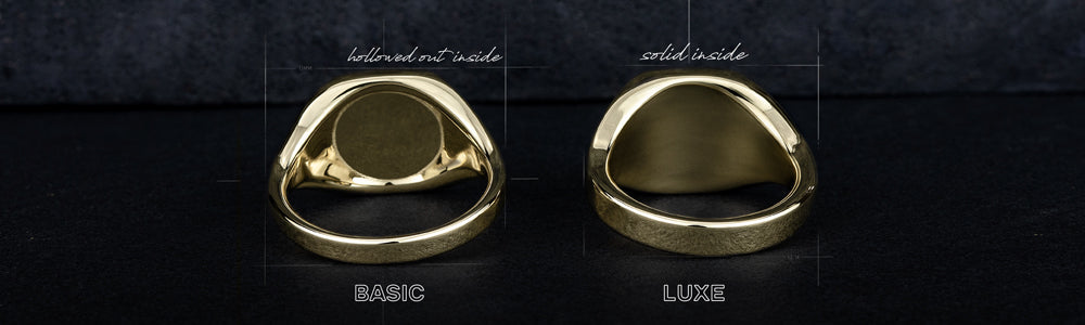 Basic and Luxe Fit for Atlas Mack Signet Rings