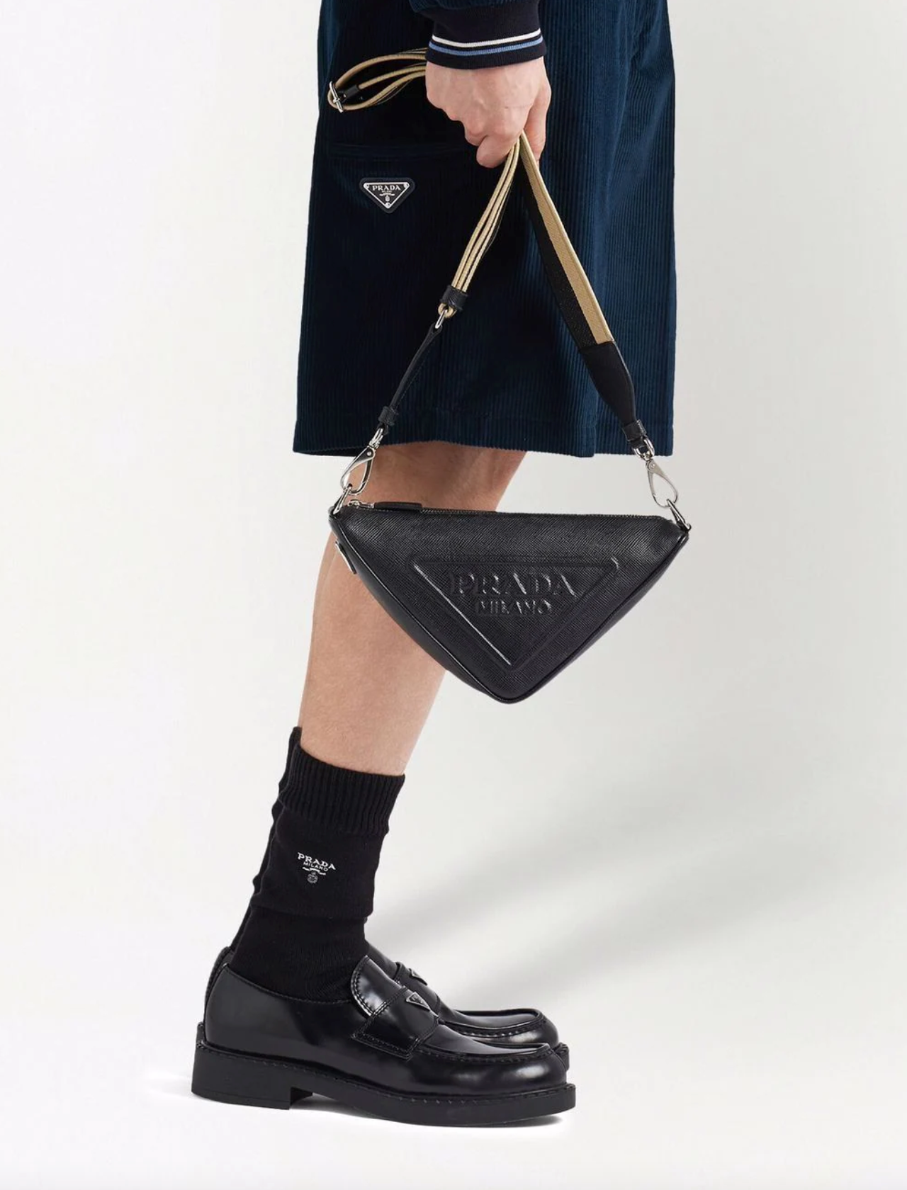 Prada Salffiano Leather Triangle Bag | RADPRESENT