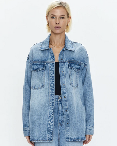 denim shacket