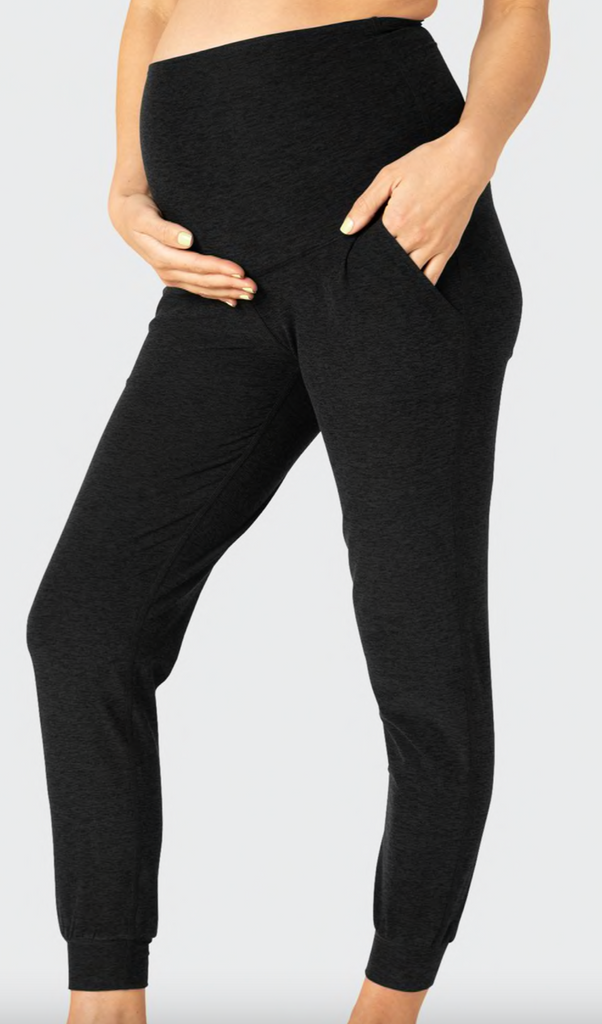 Heather Rib Maternity Midi Legging curated on LTK