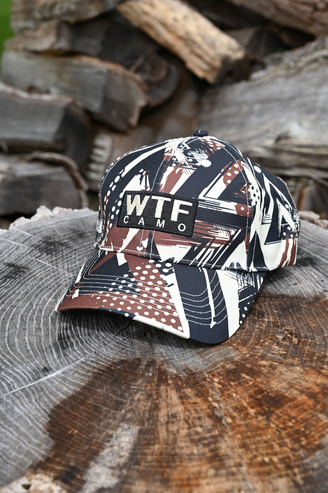 WTFCAMO® Embroidered Flatline Deer Cap - Athletic Mesh – WhiteTail Forensics