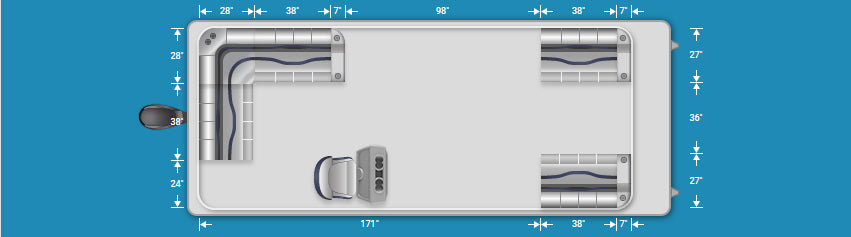 pg1596 pontoon boat layout